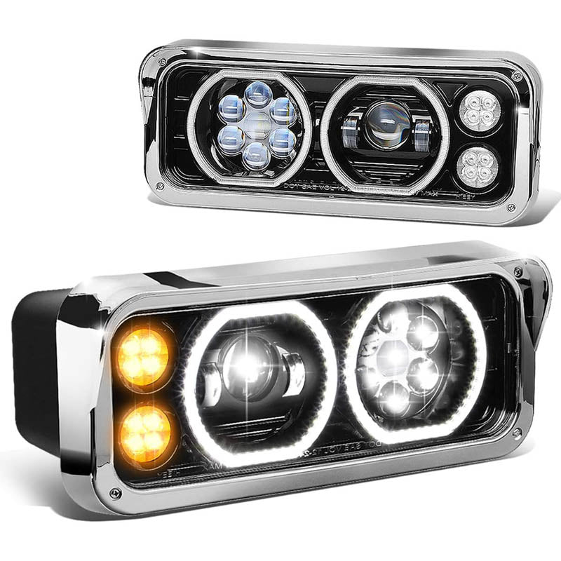 2001-2011 Freightliner Classic LED Aftermarket Headlights