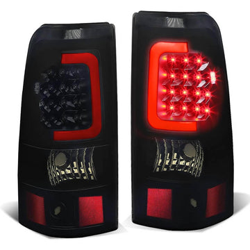 2003-2006 Chevy Silverado LED Smoked Aftermarket Tail Lights