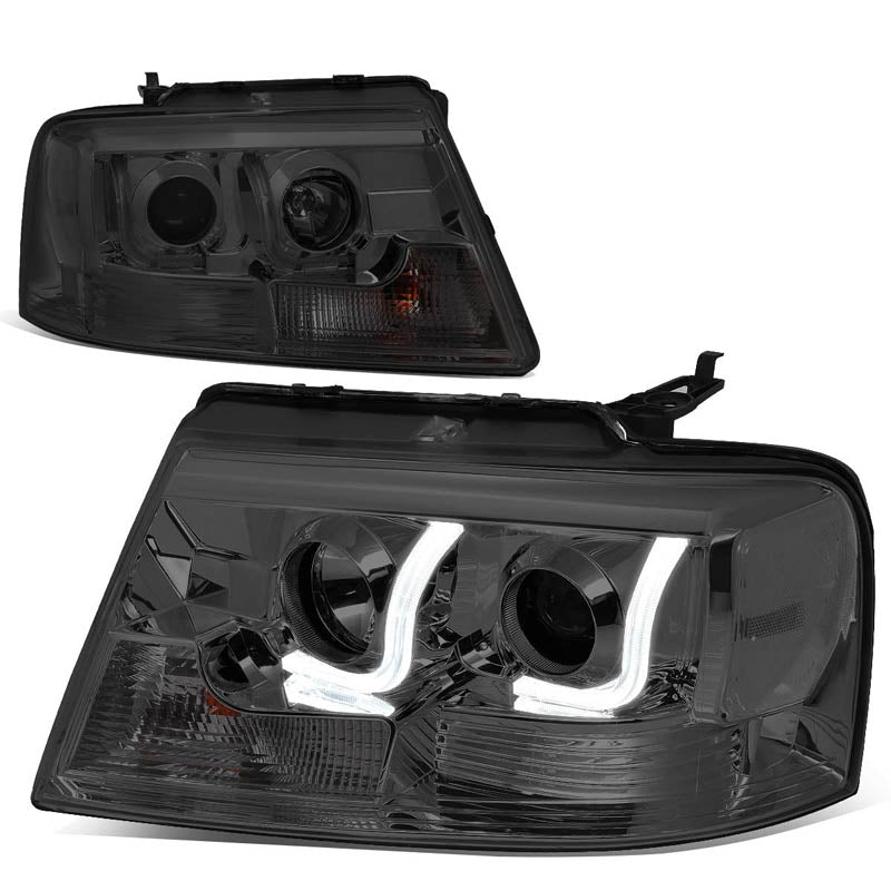 2004-2008 Ford F150 LED L-Halo Aftermarket Headlights