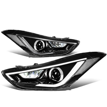 2011-2013 Hyundai Elantra LED DRL Aftermarket Headlights