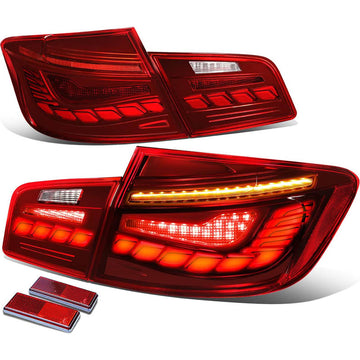 2011-2016 BMW F10 Smoked LED Aftermarket Tail Lights