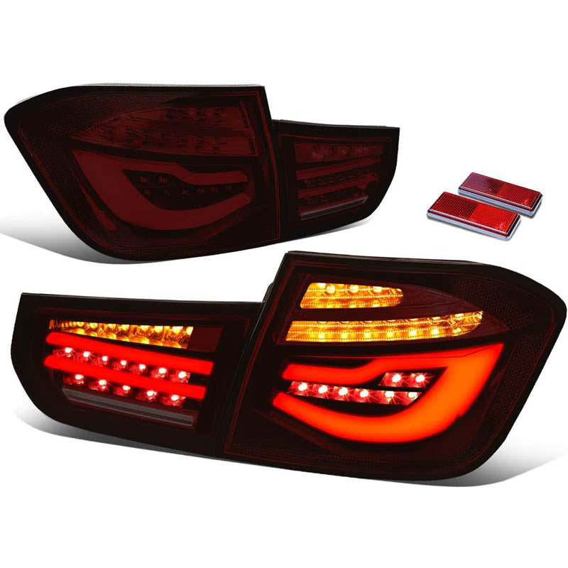 2012-2015 BMW F30 (3-Series) Smoked LED Aftermarket Tail Lights