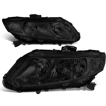 2012-2015 Honda Civic Smoked Aftermarket Headlights