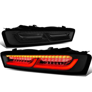 2016-2018 Chevy Camaro LED Smoked Aftermarket Tail Lights