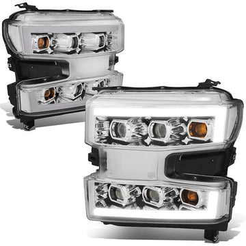 2019-2021 Chevy Silverado 1500 LED DRL Aftermarket Headlights