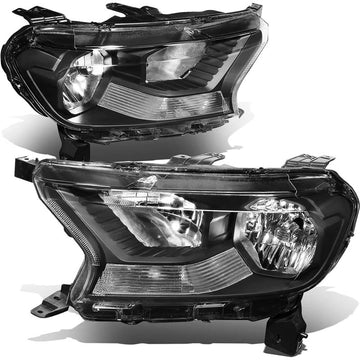 2019-2023 Ford Ranger Black Aftermarket Headlights