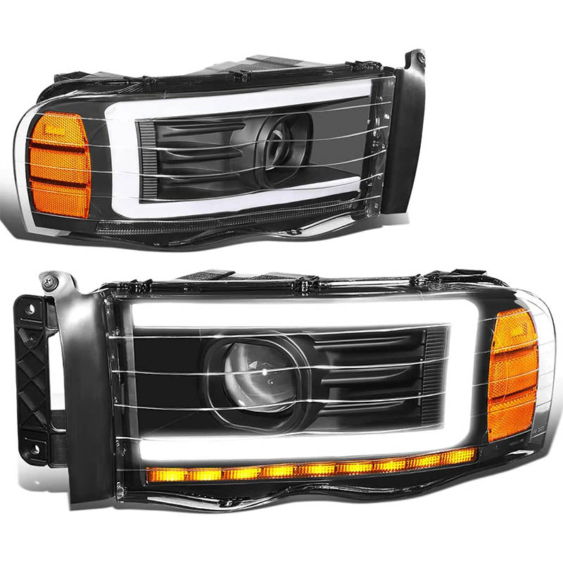 2002-2005 Dodge Ram LED DRL Aftermarket Headlights