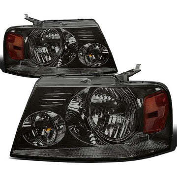 2004-2008 Ford F150 Smoked Aftermarket Headlights