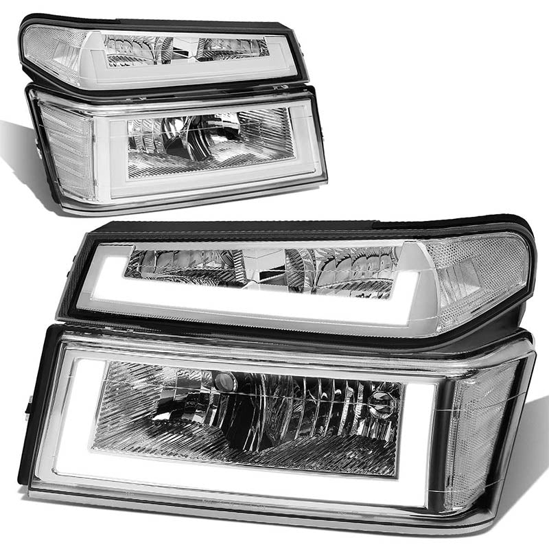 2004-2012 Chevy Colorado LED DRL Aftermarket Headlights