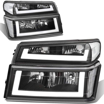 2004-2012 Chevy Colorado LED Aftermarket Headlights