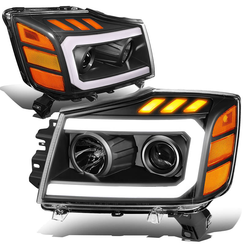 2004-2015 Nissan Titan LED DRL Aftermarket Headlights