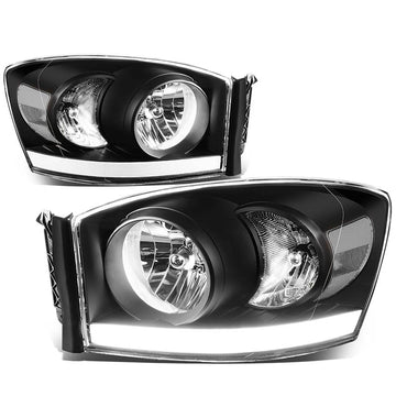 2006-2008 Dodge Ram LED DRL Aftermarket Headlights