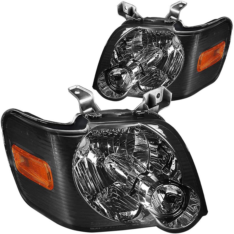 2006-2010 Ford Explorer Smoked Aftermarket Headlights