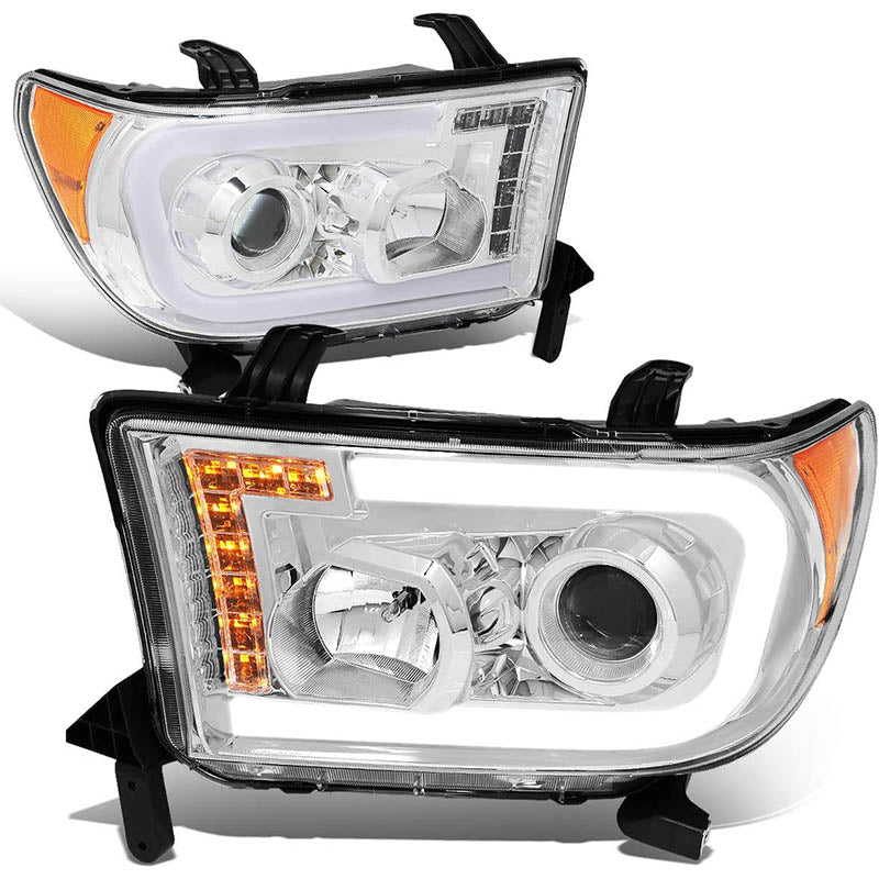 2007-2013 Toyota Tundra LED DRL Aftermarket Headlights