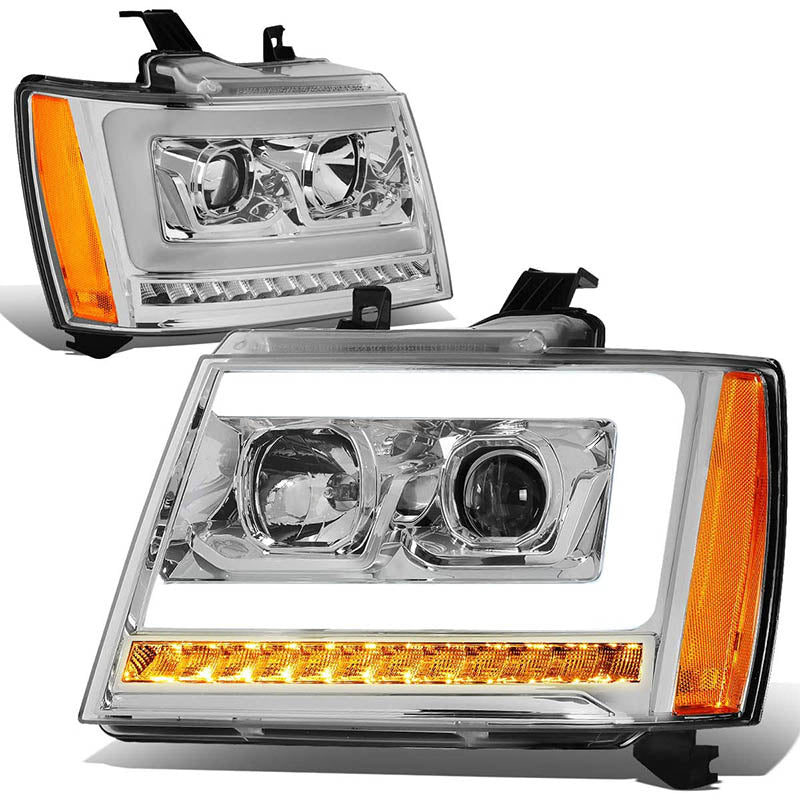 2007-2014 Chevy Tahoe LED DRL Aftermarket Headlights
