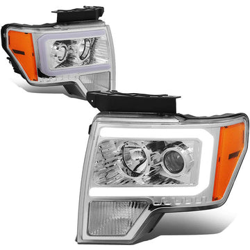 2009-2014 Ford F150 LED DRL Aftermarket Headlights