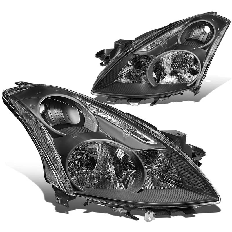 2010-2012 Nissan Altima Sedan Black Aftermarket Headlights