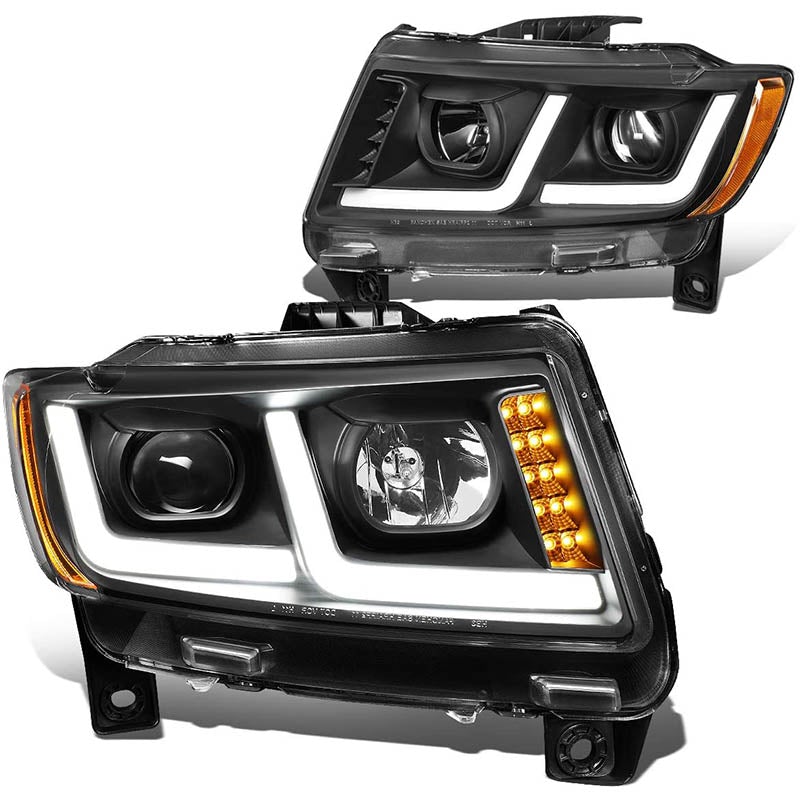 2011-2013 Jeep Grand Cherokee LED DRL Aftermarket Headlights