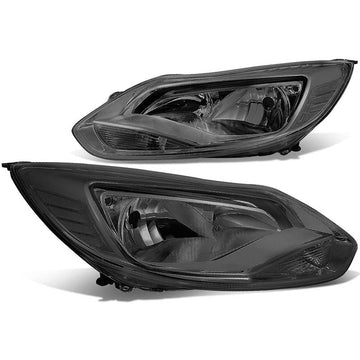 2012-2014 Ford Focus Smoked Aftermarket Headlights