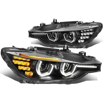 2012-2016 BMW F30 3 Series LED DRL Aftermarket Headlights