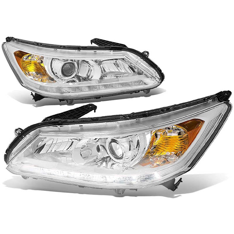 2013-2015 Honda Accord LED DRL Aftermarket Headlights