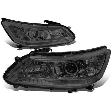 2013-2015 Honda Accord Smoked Aftermarket Headlights