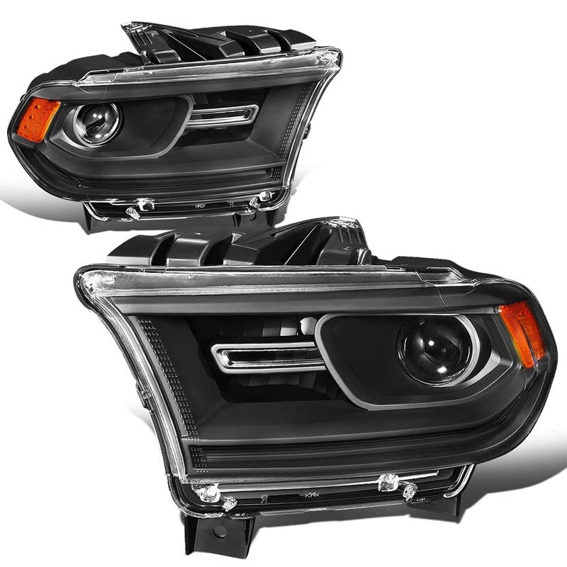 2014-2020 Dodge Durango Black Aftermarket Headlights