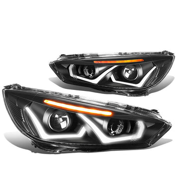 2015-2018 Ford Focus LED DRL Aftermarket Headlights