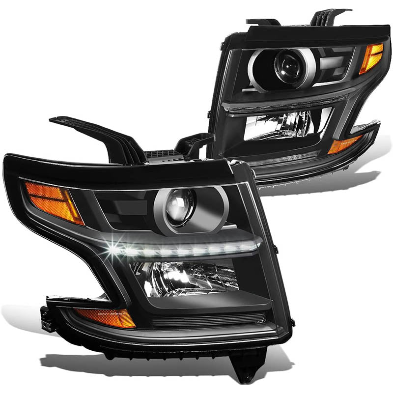 2015-2020 Chevy Tahoe LED Strip Aftermarket Headlights
